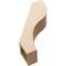 Ekena Millwork 5-inch W x 18-inch D x 24-inch H Geneva Rough Cedar Woodgrain TimberThane Knee Brace, Primed BRCUR05X18X24GNVRCPR - alternate 2